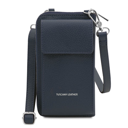 TL Bag - Leather wallet with strap - phone wallet