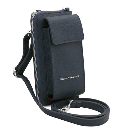 TL Bag - Leather wallet with strap - phone wallet