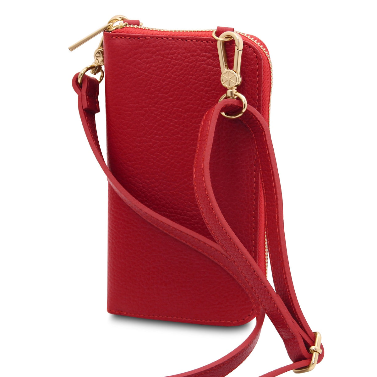 TL Bag - Leather wallet with strap - phone wallet