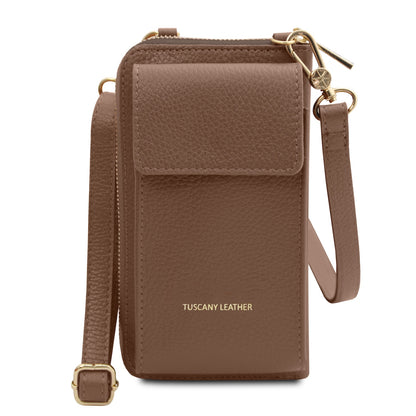 TL Bag - Leather wallet with strap - phone wallet