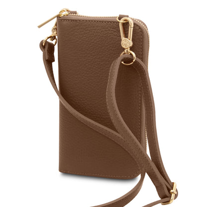 TL Bag - Leather wallet with strap - phone wallet