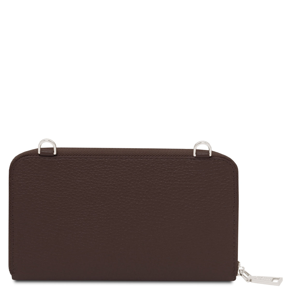 Urania - Leather phone wallet with strap