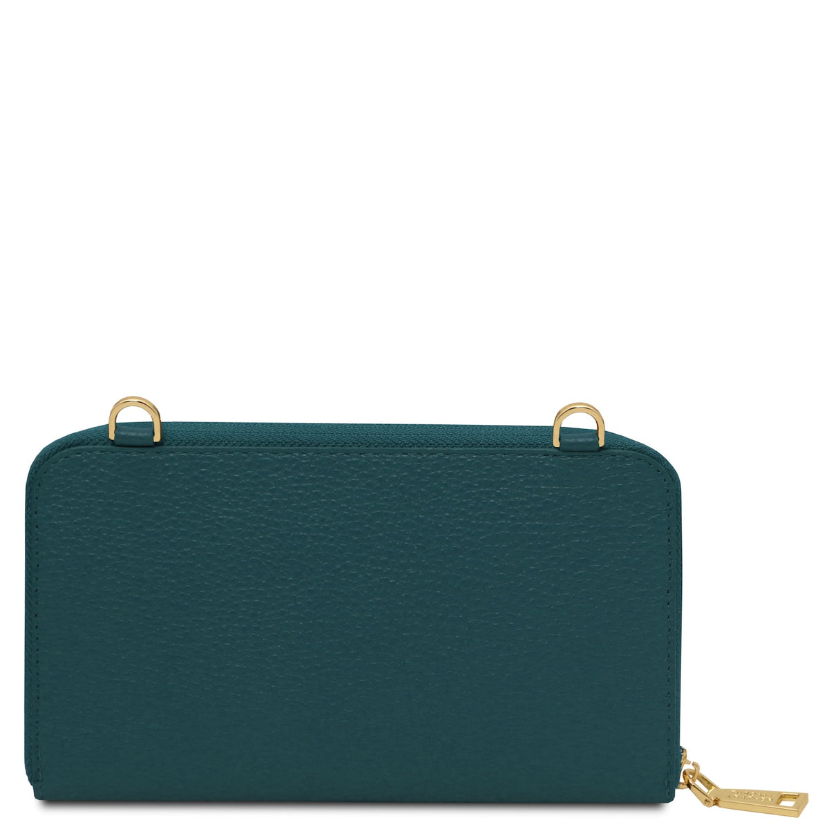 Urania - Leather phone wallet with strap