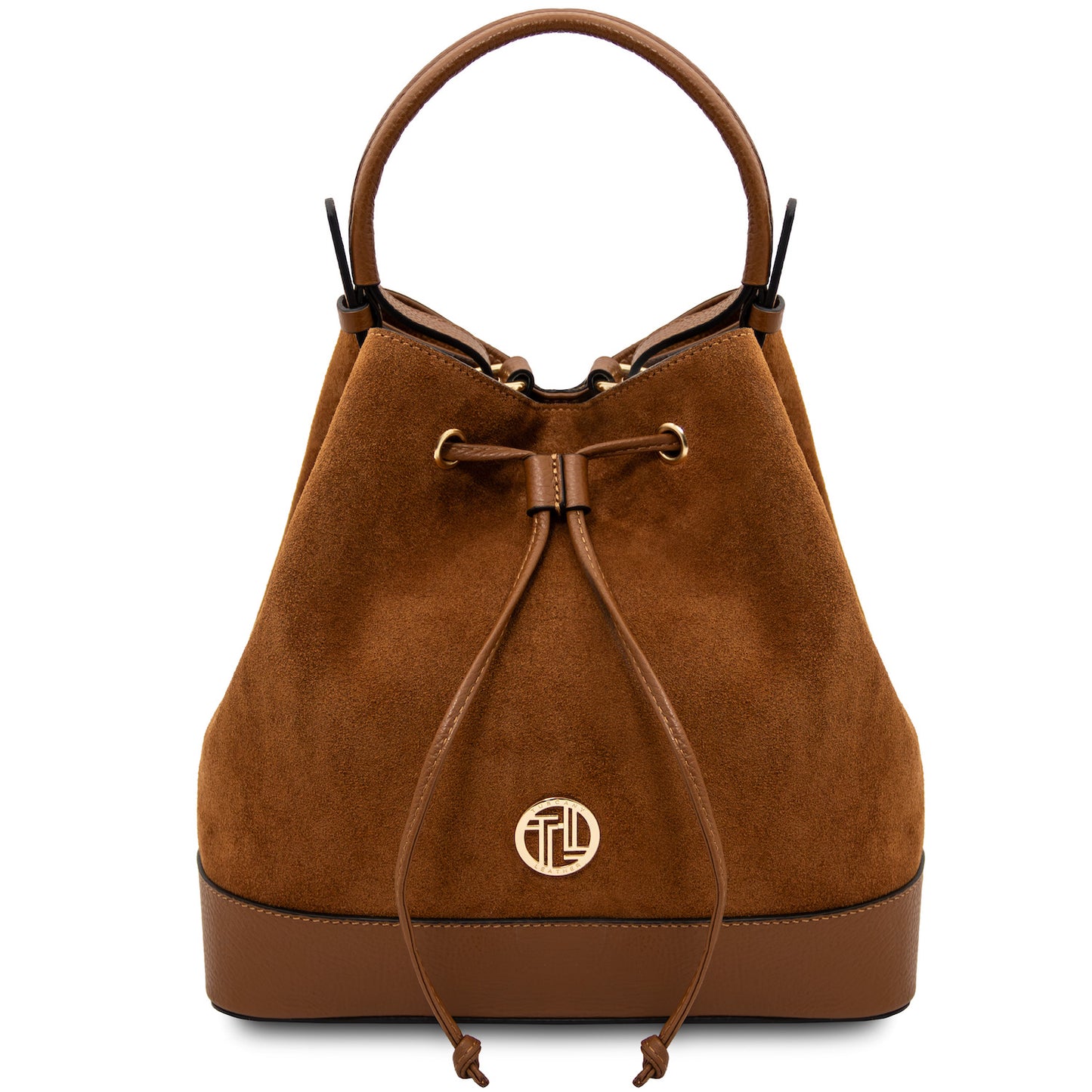 Minerva - Suede leather bucket bag | TL142476