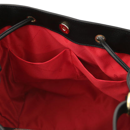 Minerva - Suede leather bucket bag | TL142476