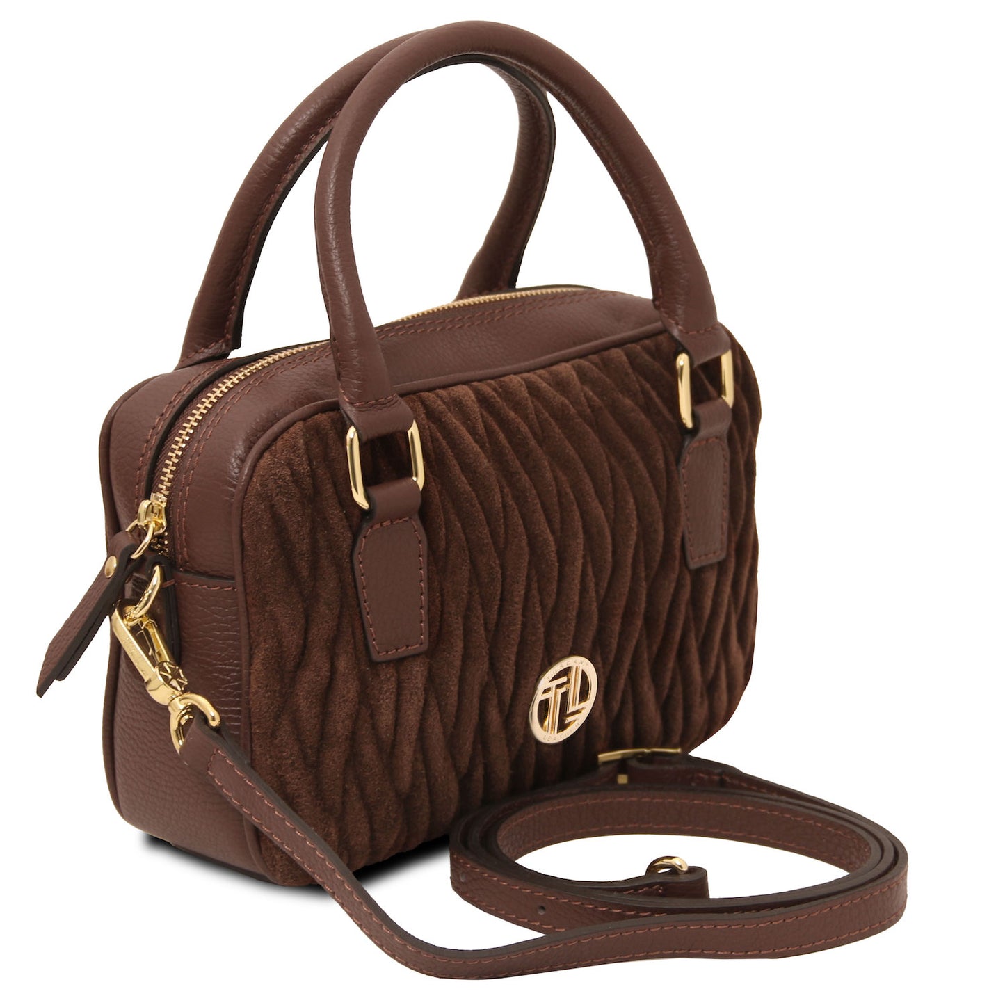 Chantilly - Suede leather handbag | TL142480