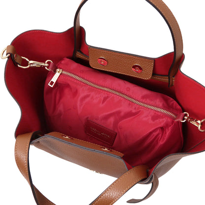 Legame - Italian leather shopping bag | TL142481