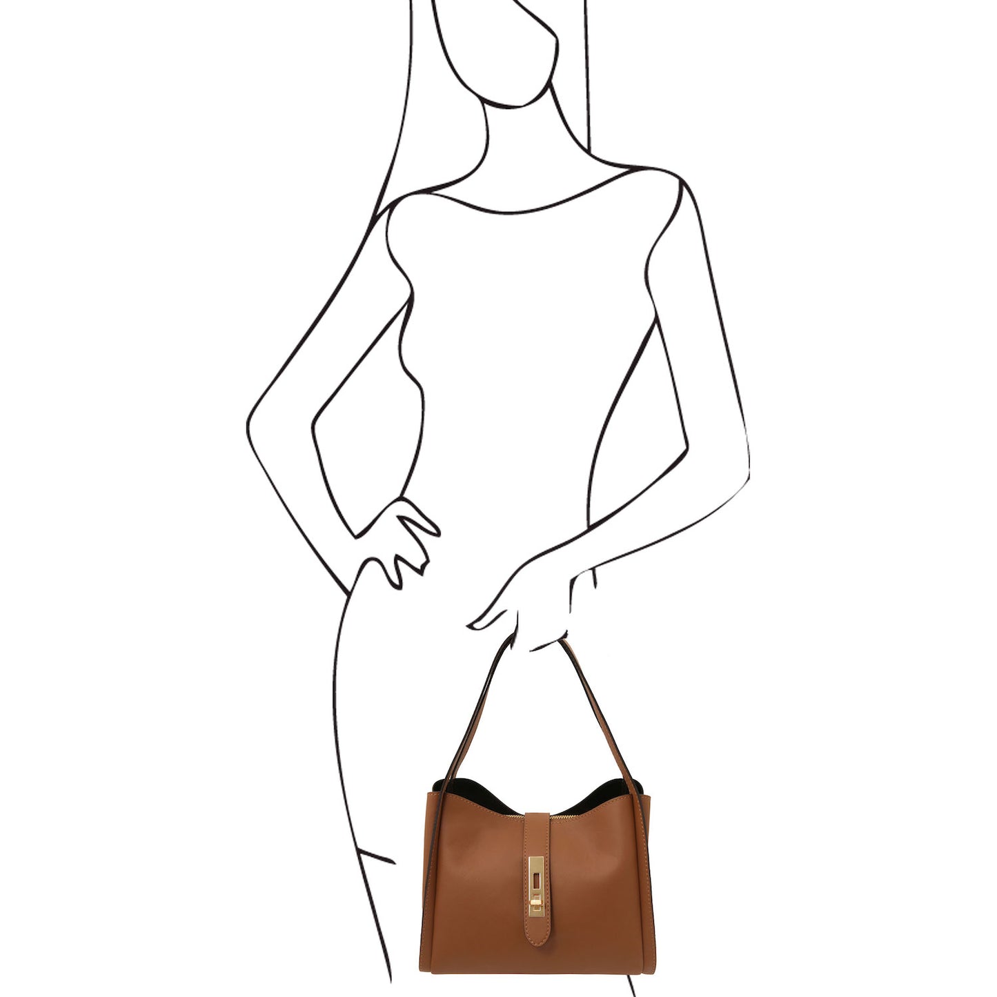Soave - Soft leather handbag | TL142489