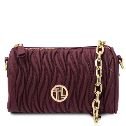 Chantilly - Mini leather bowling bag | TL142493