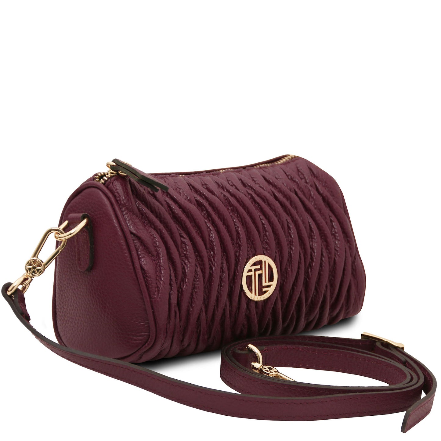 Chantilly - Mini leather bowling bag | TL142493
