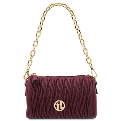 Chantilly - Mini leather bowling bag | TL142493