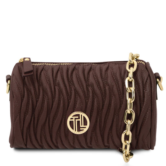Chantilly - Mini leather bowling bag | TL142493