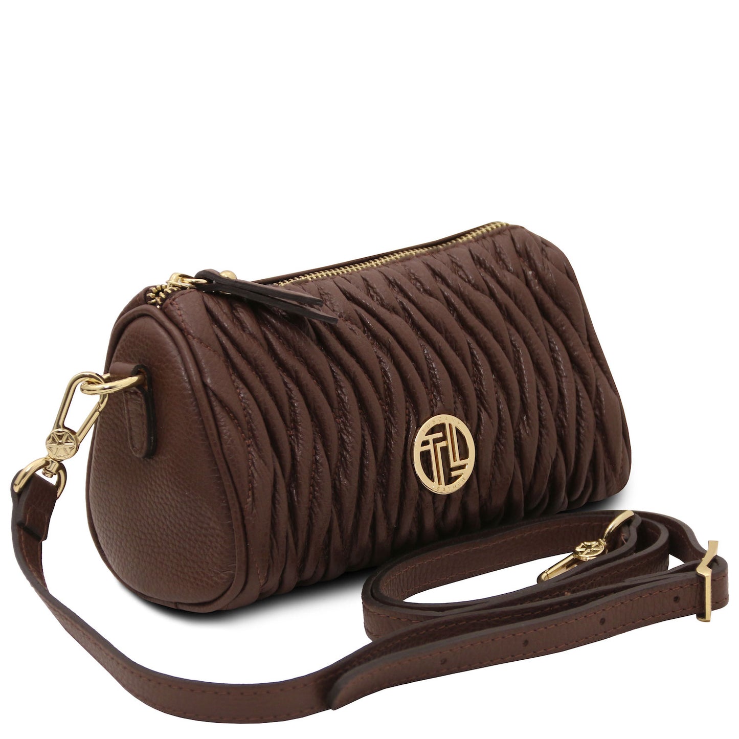 Chantilly - Mini leather bowling bag | TL142493