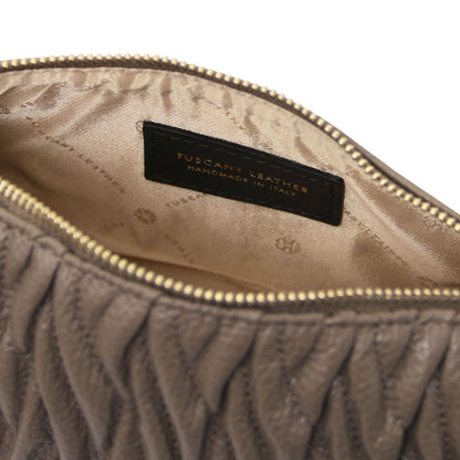 Chantilly - Mini leather bowling bag | TL142493
