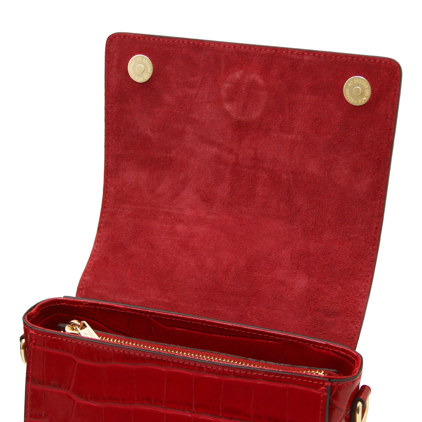 Croque - Croc print leather handbag | TL142503