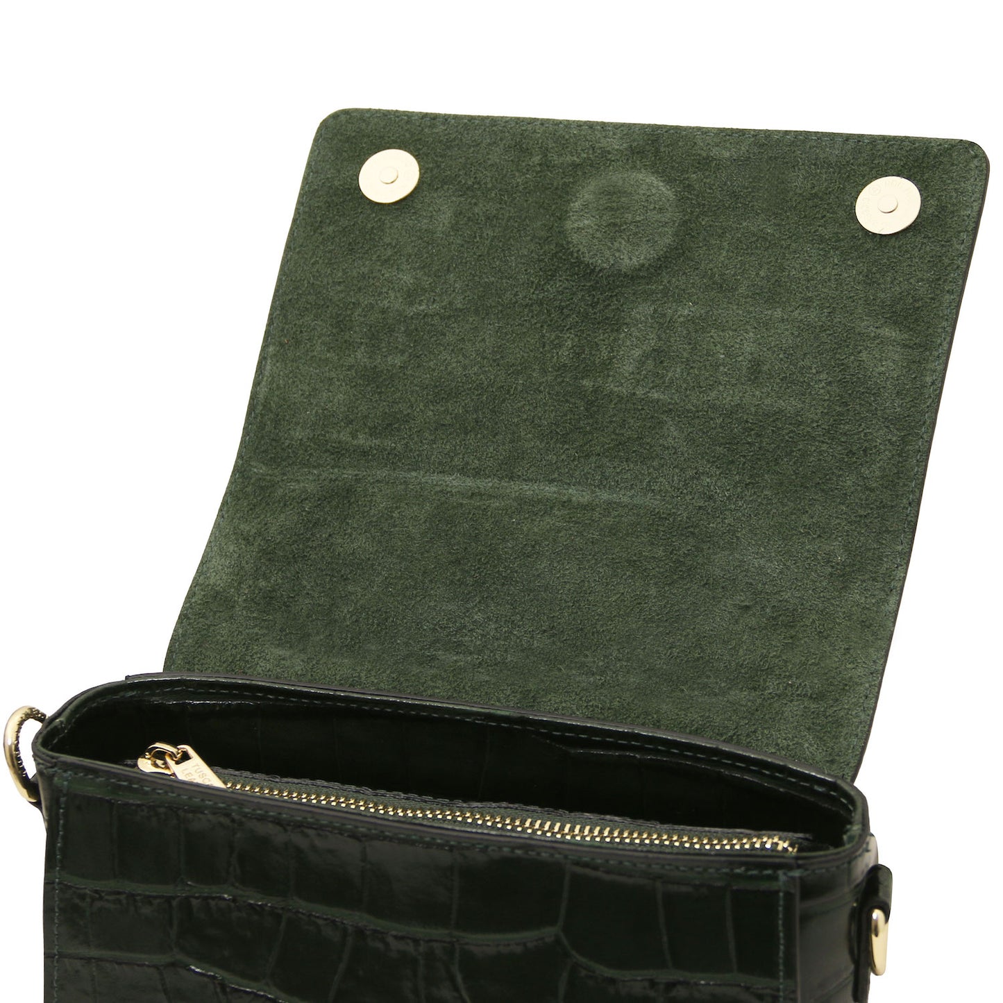 Croque - Croc print leather handbag | TL142503