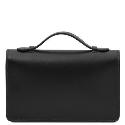Opera - Leather clutch with chain strap | TL142505