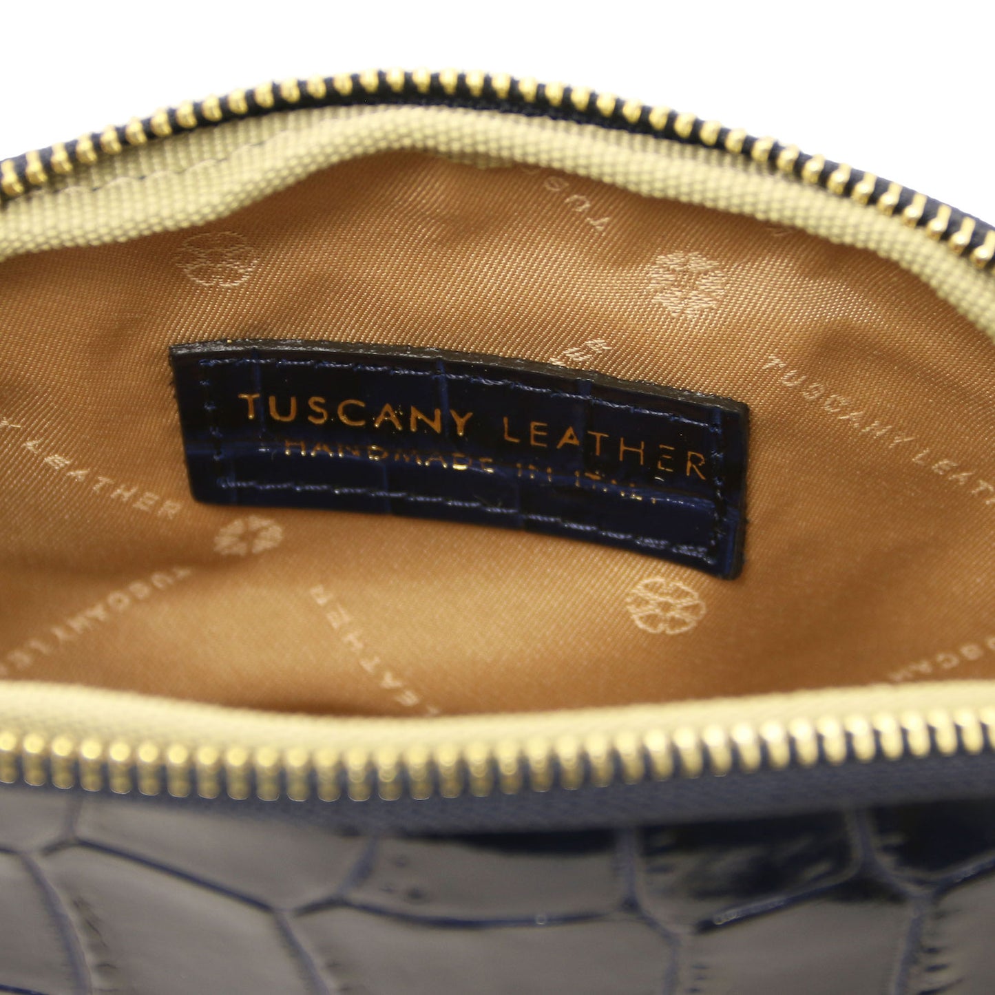 Vera - Croc print leather toiletry case | TL142514