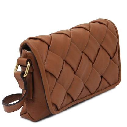 Tarte - Woven leather shoulder bag  | TL142518