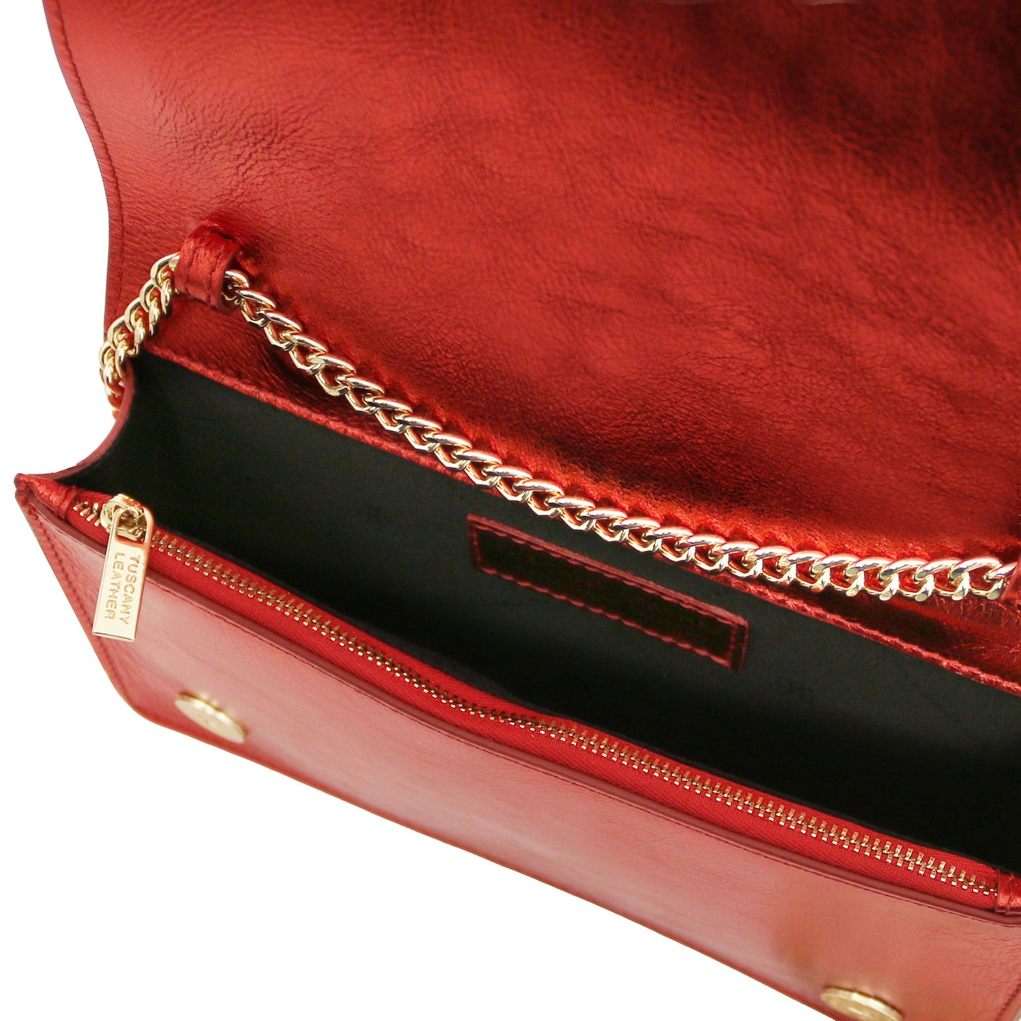 Opera - Metallic Leather With Chain Strap | TL142519