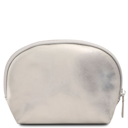 Vera - Soft metallic leather toiletry case | TL142520