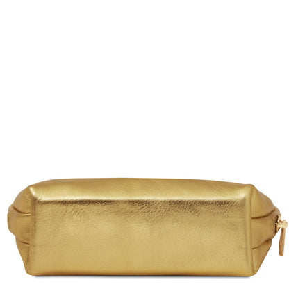 Vera - Soft metallic leather toiletry case | TL142520