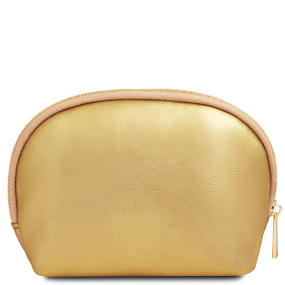 Vera - Soft metallic leather toiletry case | TL142520