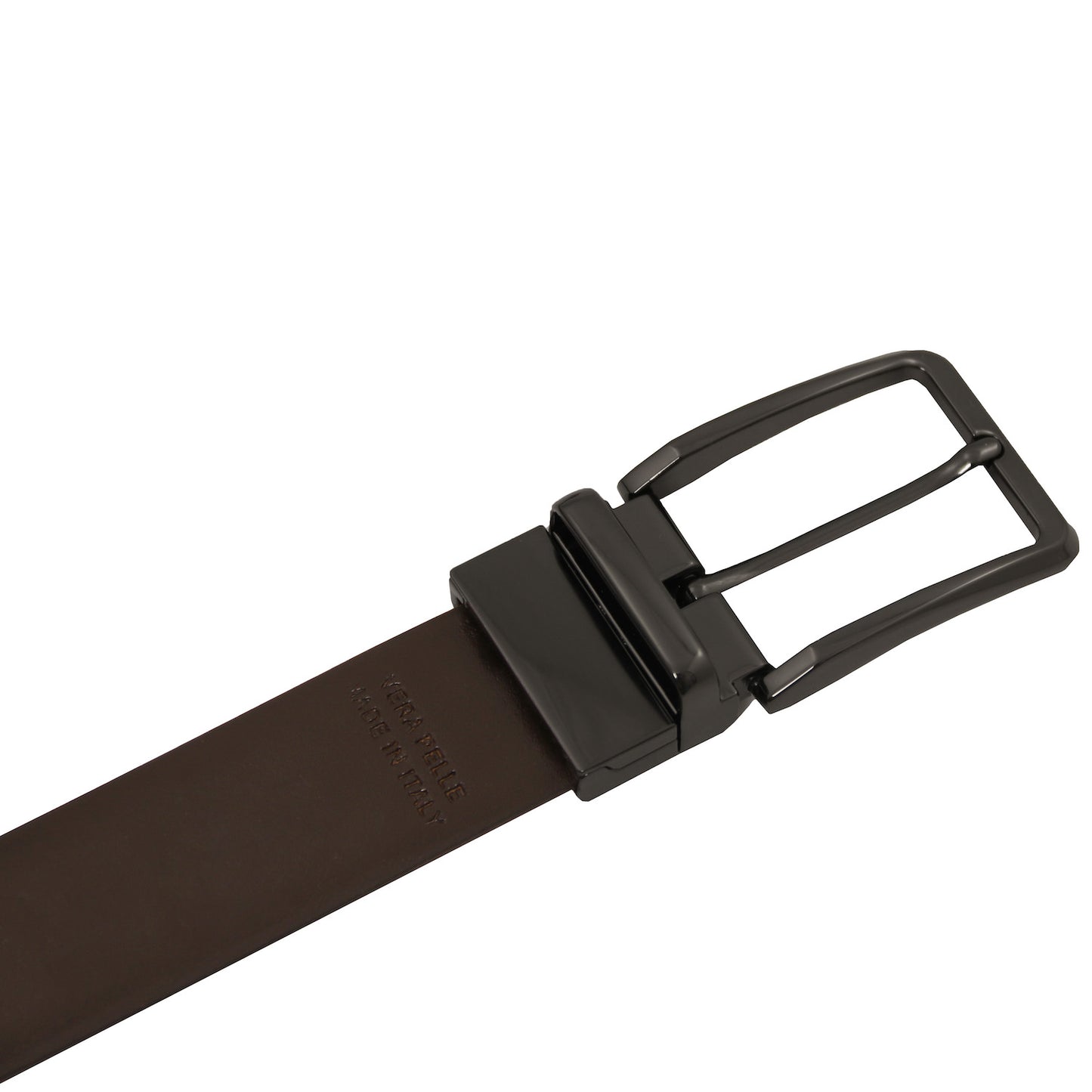 Elegant double-sided brushed leather belt 35mm | TL142540