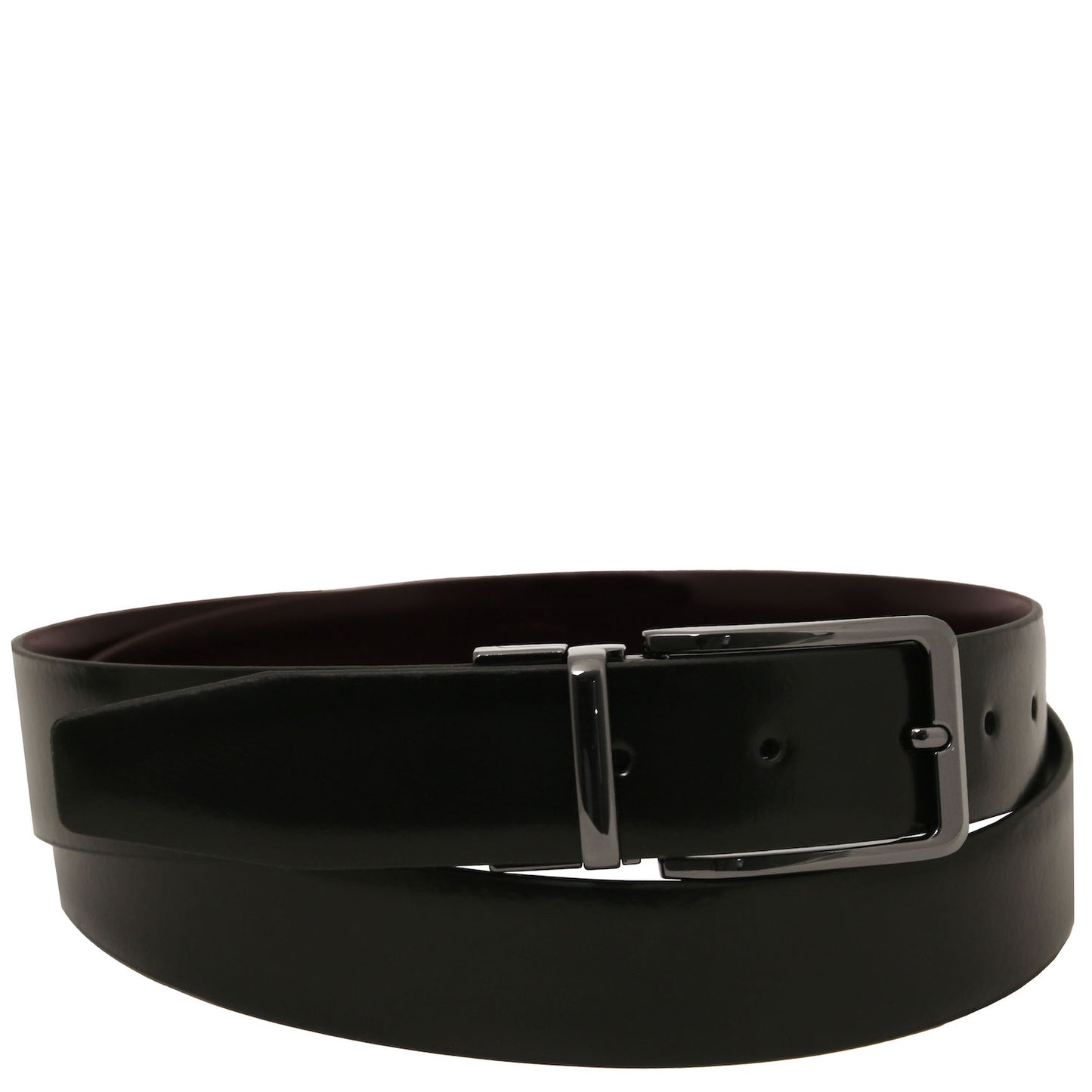 Elegant double-sided brushed leather belt 35mm | TL142540