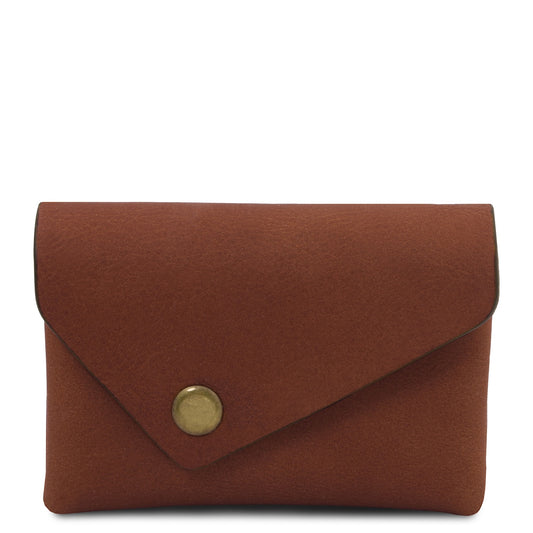 Leather Coin Purse in Vegetable-Tanned Leather | TL142572