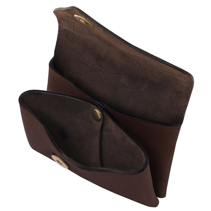 Leather Coin Purse in Vegetable-Tanned Leather | TL142572