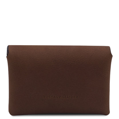 Leather Coin Purse in Vegetable-Tanned Leather | TL142572