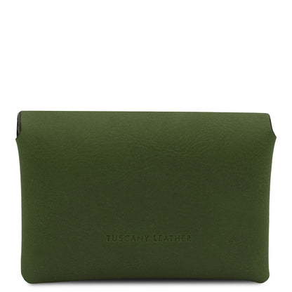Leather Coin Purse in Vegetable-Tanned Leather | TL142572
