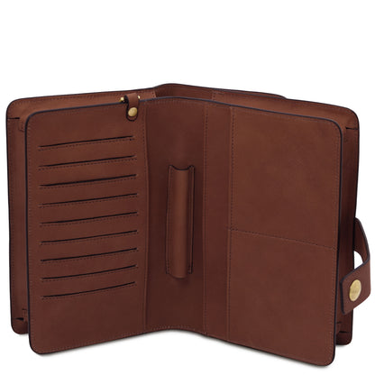 Oliver - Leather handy wrist bag | TL142608