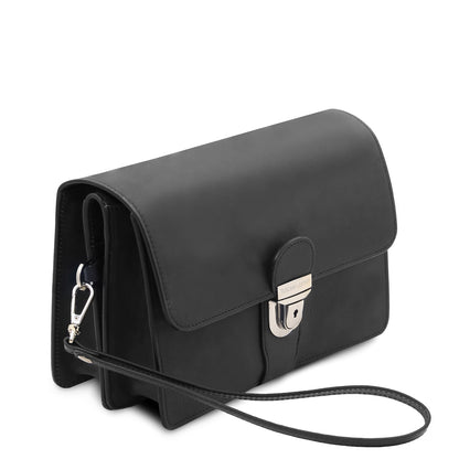 Oliver - Leather handy wrist bag | TL142608