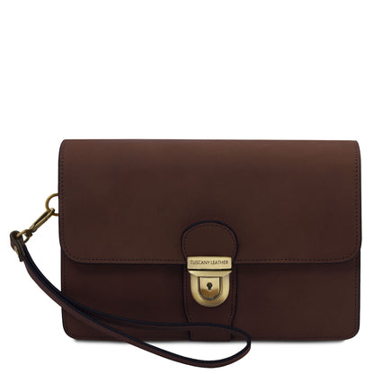 Oliver - Leather handy wrist bag | TL142608