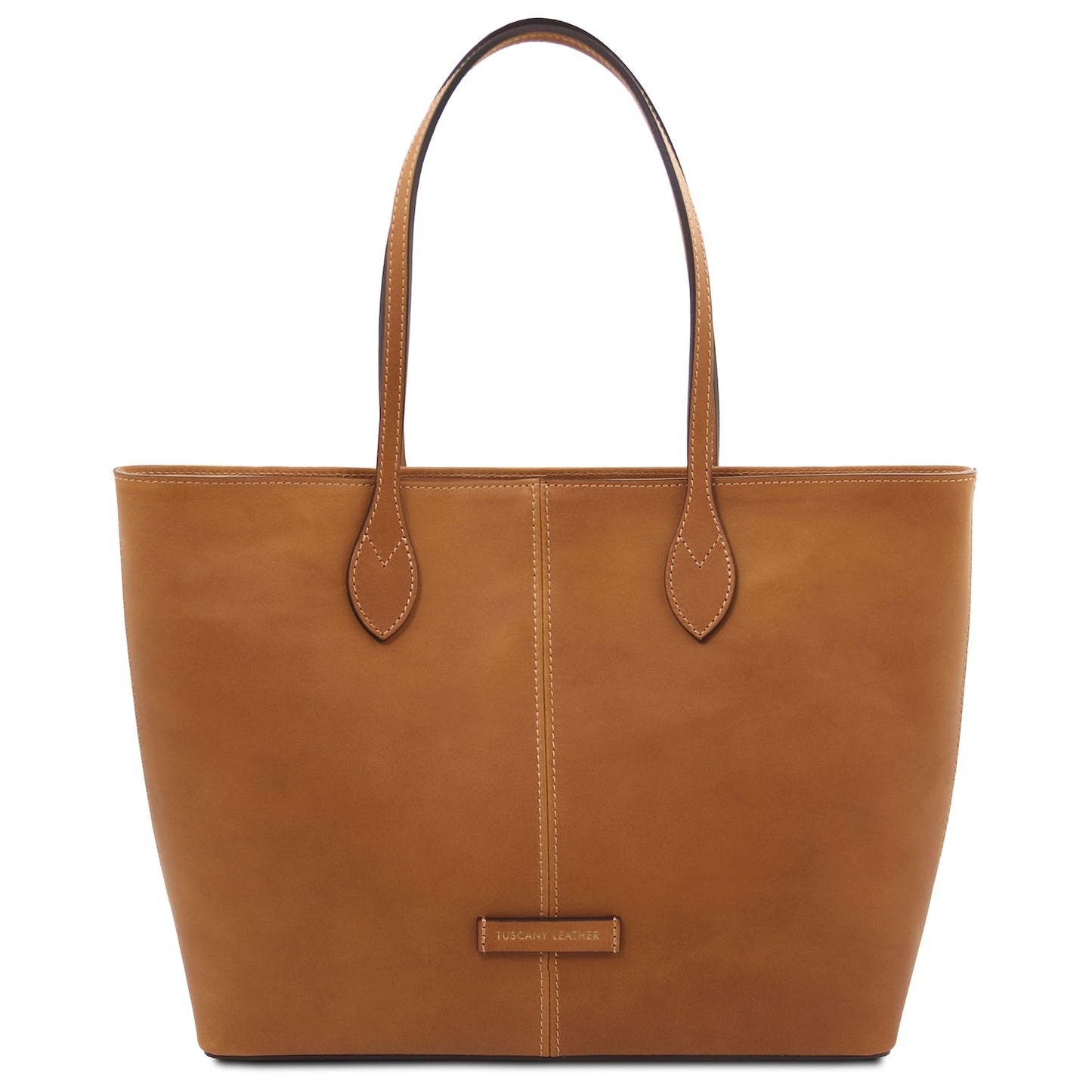 Essenza - Long handle leather tote bag | TL142612
