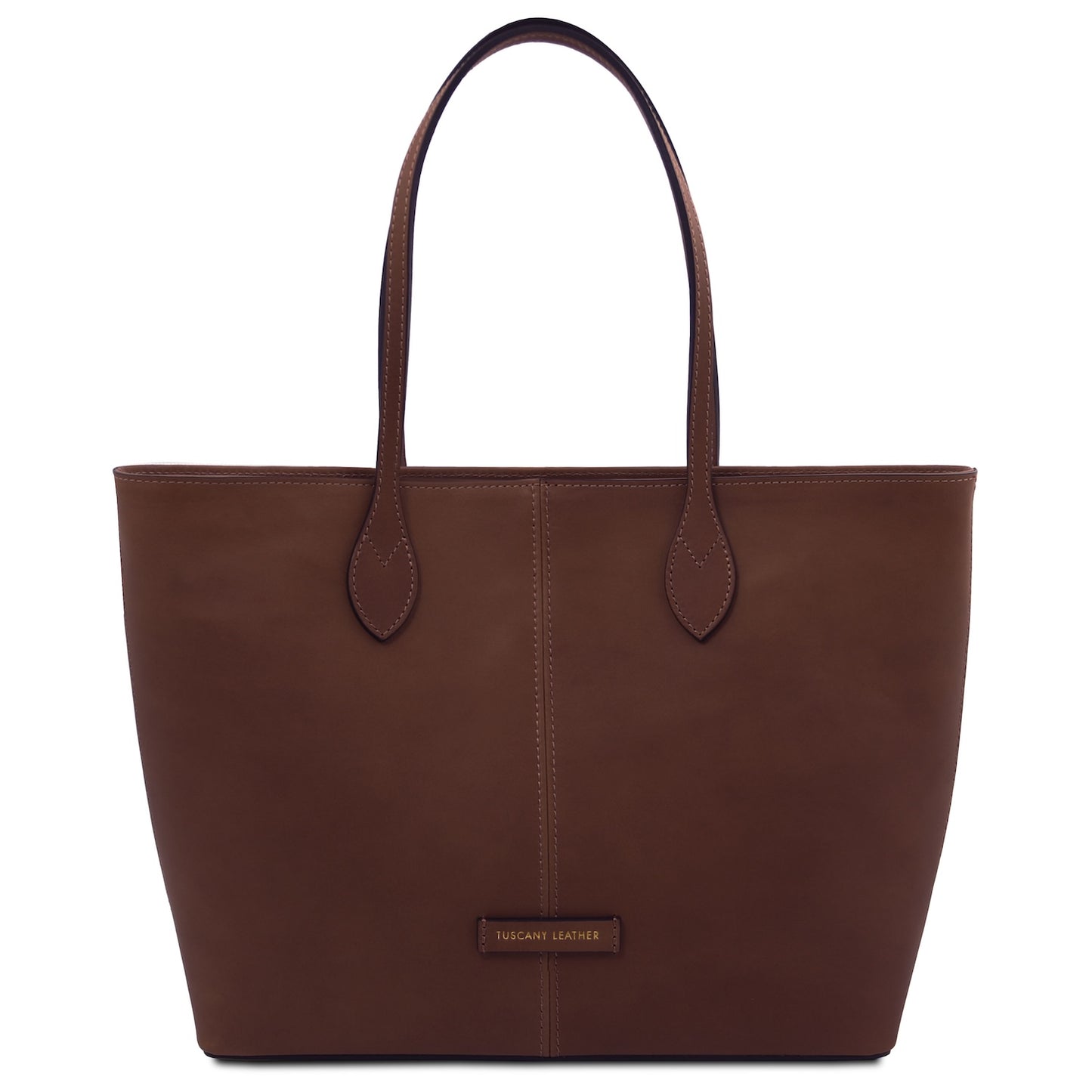 Essenza - Long handle leather tote bag | TL142612
