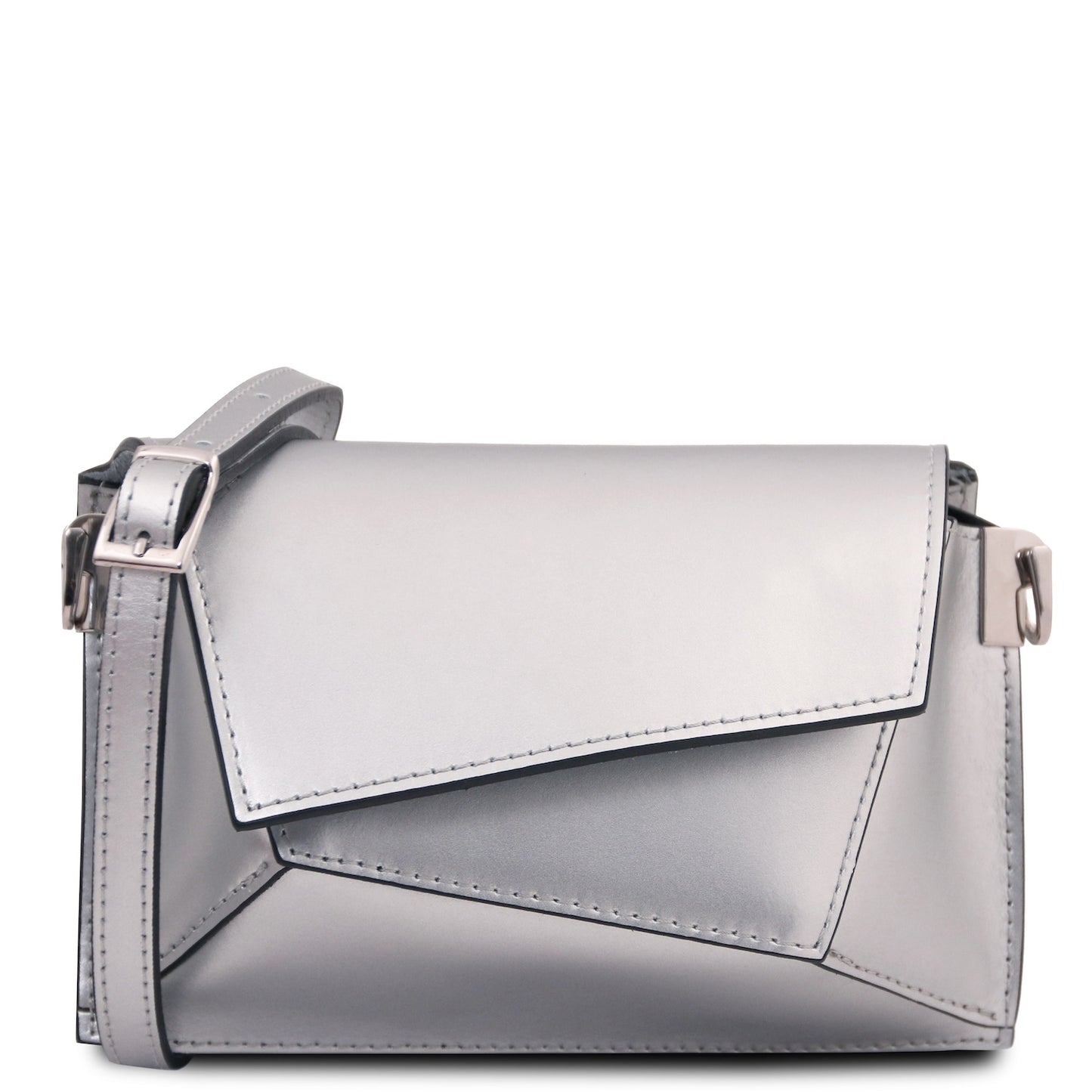 TL Bag - Metallic Leather Shoulder bag  | TL142618