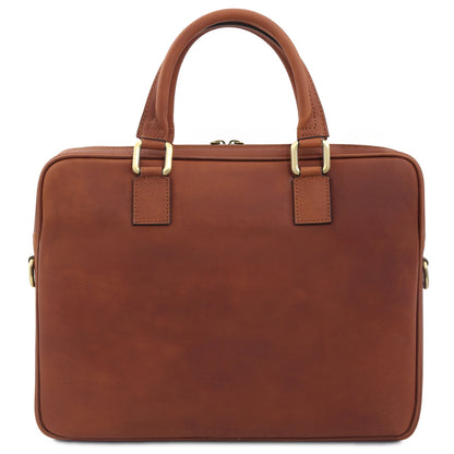 Ferrara - Vegetable tanned leather laptop briefcase | TL142620