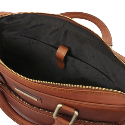 Ferrara - Vegetable tanned leather laptop briefcase | TL142620