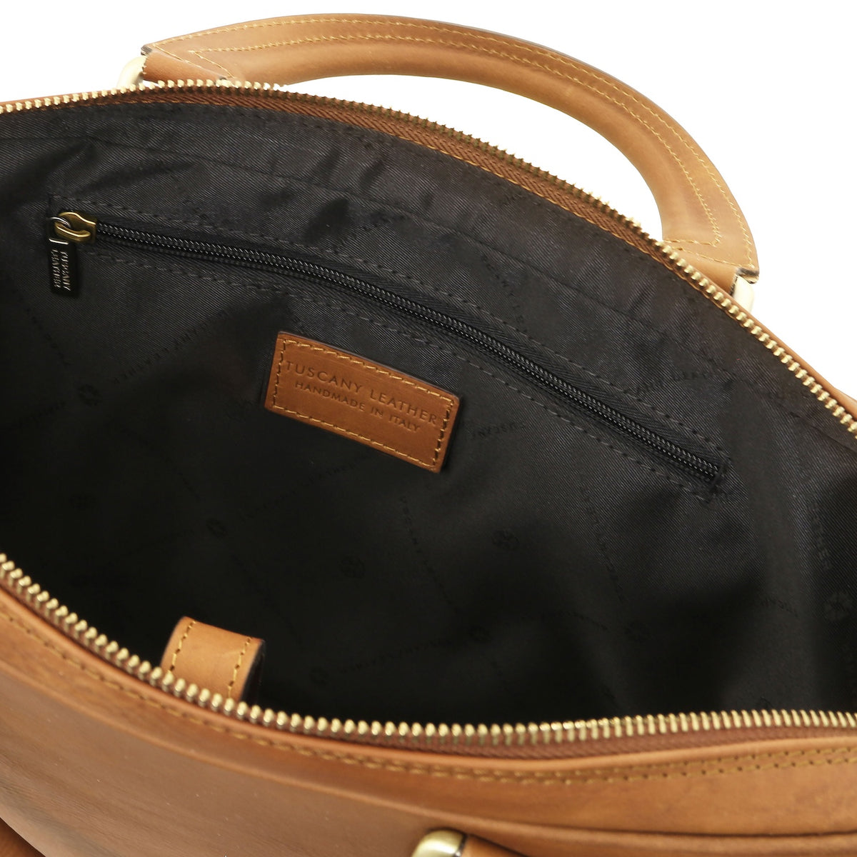 Ferrara - Vegetable tanned leather laptop briefcase