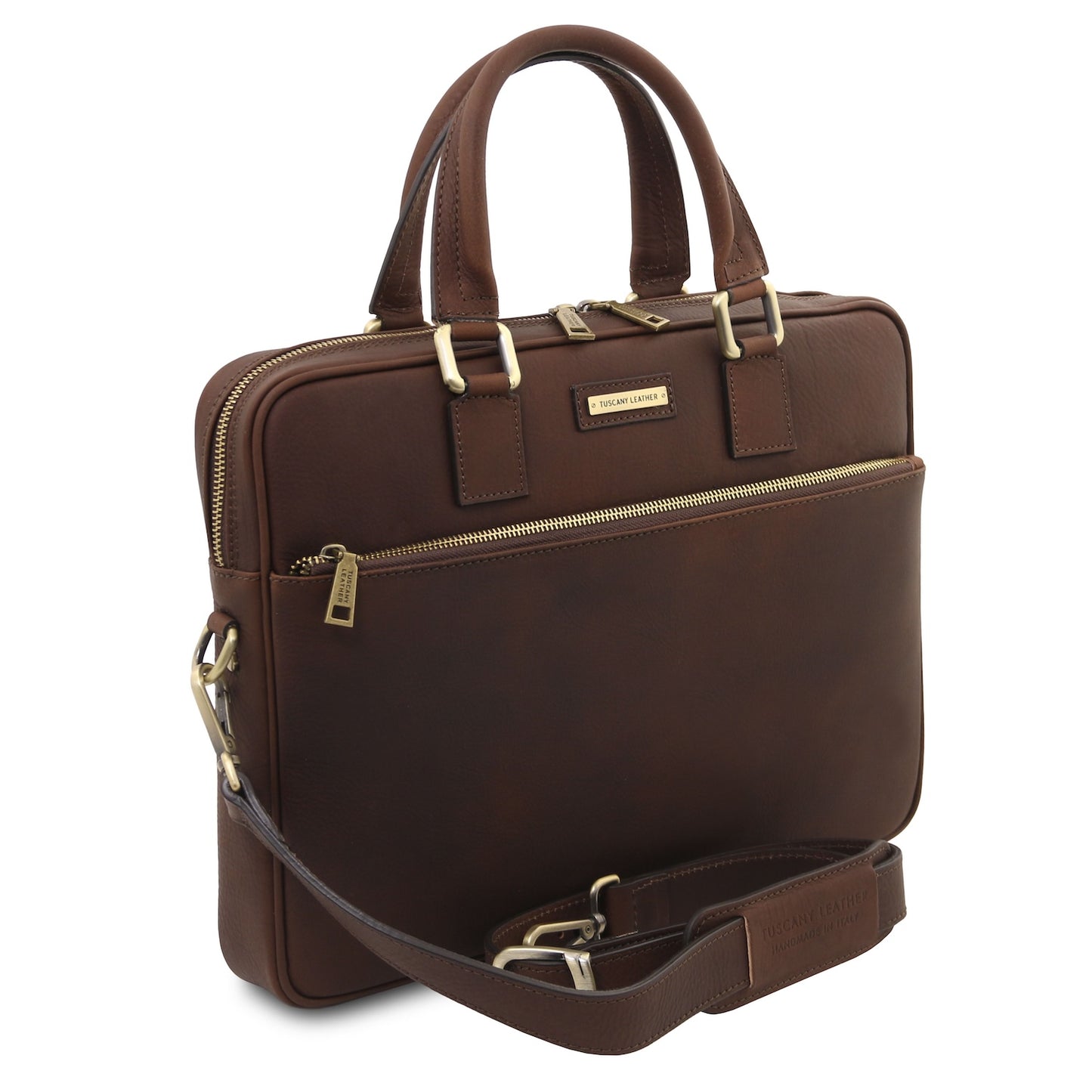 Ferrara - Vegetable tanned leather laptop briefcase | TL142620