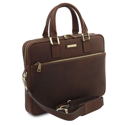 Ferrara - Vegetable tanned leather laptop briefcase | TL142620