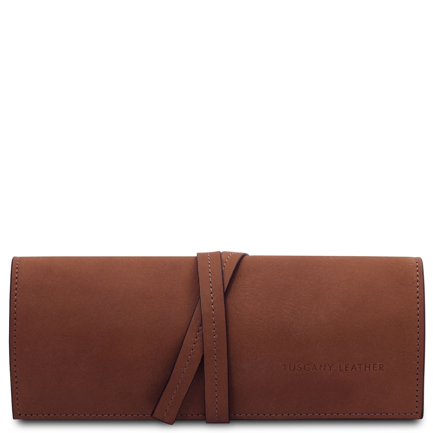Leather Jewellery Roll in Vegetable-Tanned Leather | TL142625