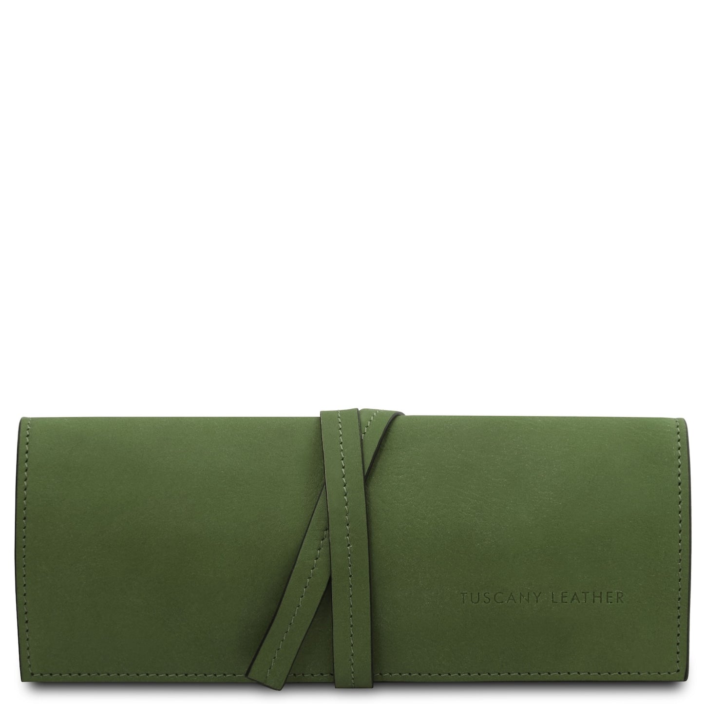 Leather Jewellery Roll in Vegetable-Tanned Leather | TL142625