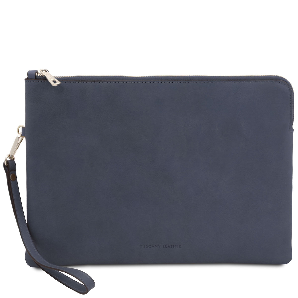 Giulio - Maxi leather clutch with handle - TL142638