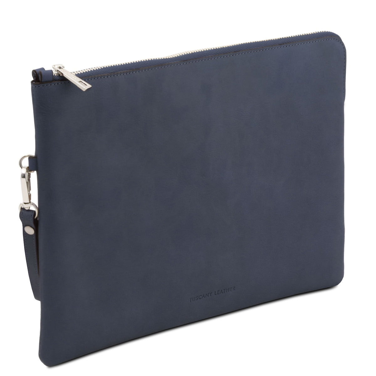 Giulio - Maxi leather clutch with handle - TL142638