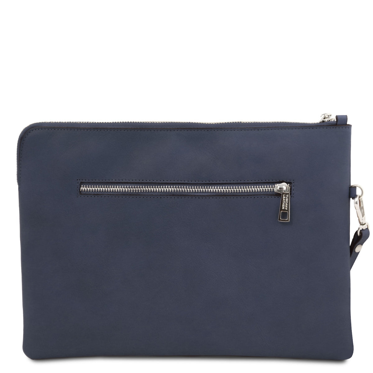 Giulio - Maxi leather clutch with handle - TL142638