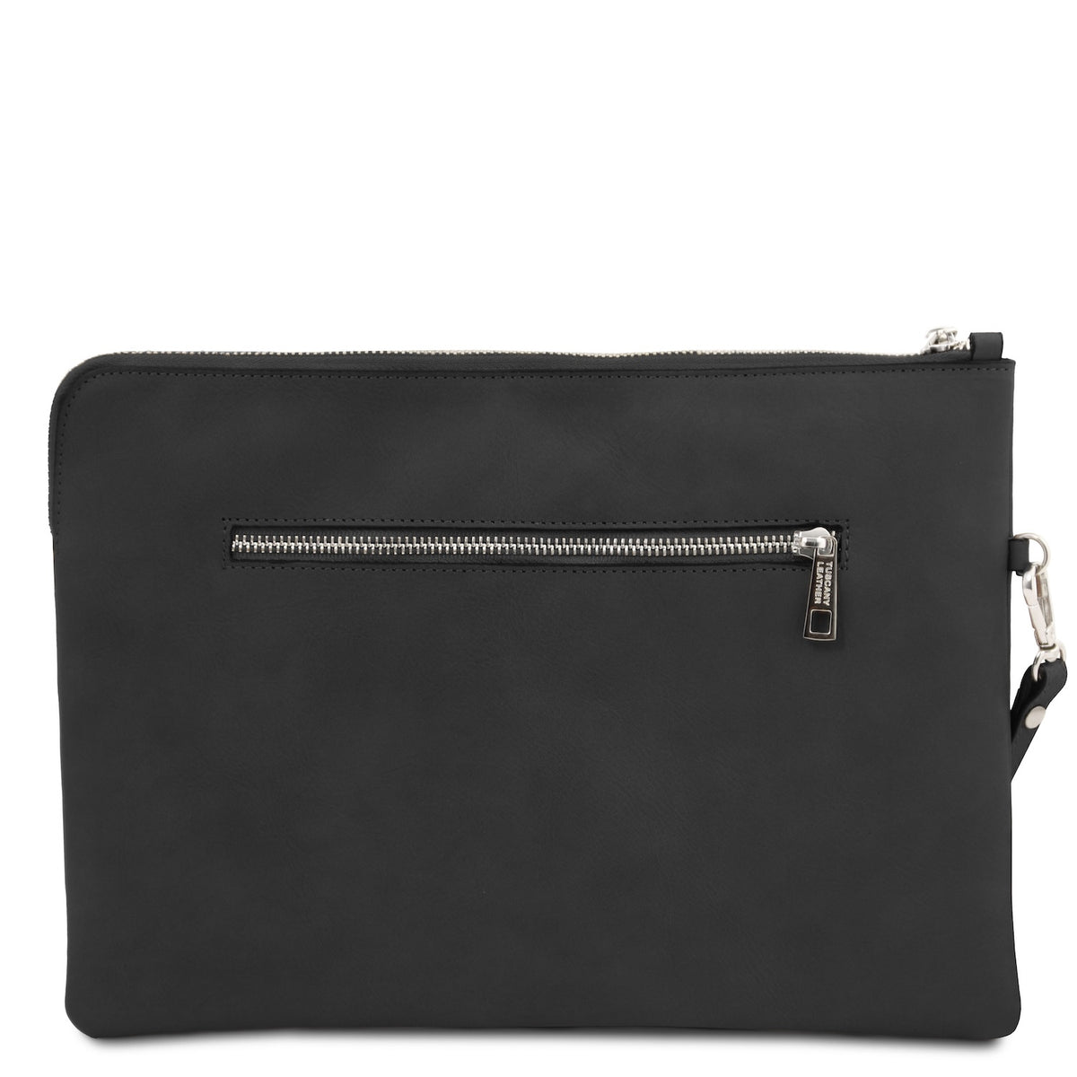 Giulio - Maxi leather clutch with handle - TL142638